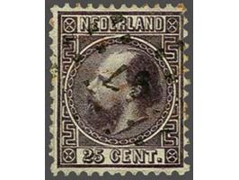 97 - Sittard - op 3e emissie 25 cent, vrijwel pracht ex., cat.w. 75+125