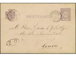 Bodegrave op briefkaart 2½ cent, pracht ex. (kaart miniem scheurtje), cat.w. 100