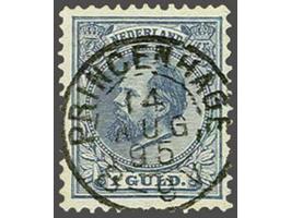 Princenhage luxe op Willem III 1 gulden, pracht ex.