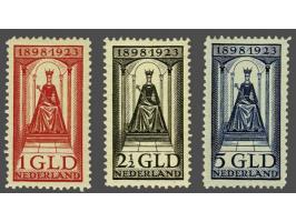 1 t/m 5 gulden met certificaat Vleeming 2014 (nr. 131 origineel papierpuntje), cat.w. 1160
