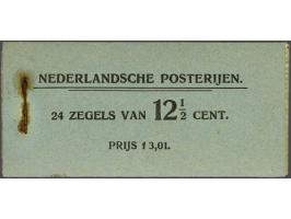 Boekje fl. 3,01 met 24 zegels nr. 63, vrijwel pracht ex. (nietje roestig, roestplekjes achterzijde en op enkele zegels), cat.