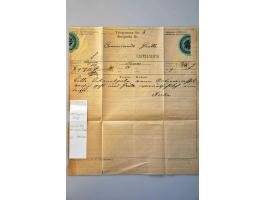 Forerunner. Group of 21 unfranked items dating from the Austrian invasion in 1878-1879 including various Fieldpost markings, 