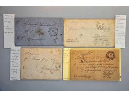 Forerunner. Group of 21 unfranked items dating from the Austrian invasion in 1878-1879 including various Fieldpost markings, 