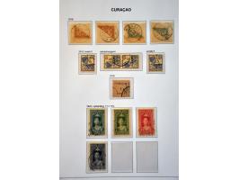 collectie 1873-1996 gestempeld met vele betere ex. en series w.b. emissie 1873, Van Konijnenburg, 300 jaar Gezag, port etc. i