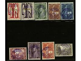 Postzegeldagen Antwerpen 5 centiem t/m 10 frank, pracht ex., cat.w. 750