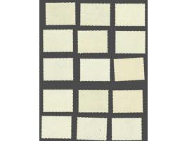 Peonies 4 - 52 fen, fine/very fine (nos. 796 and 799 some brown spots, no. 798 light crease and no. 808 black spot), cat.v. 6