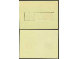 Semendria 1 and 2 dinar perforated and imperforated, very fine unmounted mint (block 2 2 tiny original black spots in gum), c