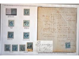Extensive collection 1d. pale turqoise-blue and 1d. light blue/blue Die II with the Octagonal Buckle including : imprimatur, 