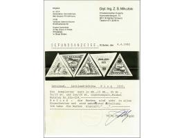 Latvija-Afrika 10 - 100 santimu, very fine with 1982 Zbigniew Mikulski certificate, cat.v. 925 (as **)