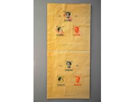 Anniversary Duchess Charlotte 1939 miniature sheet 2 ex. (some wrinkles) affixed to piece of archive sheet of wich one copy c