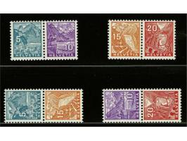 Se tenants from the NABA miniature sheet, very fine mounted mint, cat.v. CHF 600
