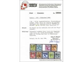 Official, League of Nations 3 - 40 centimes on laid paper, very fine unmounted mint with 1996 Hans Renggli certificate, cat.v