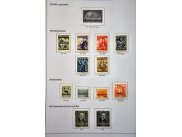 collection 1850-1960 used * including better ex. airmail, landscapes, etc. in small ring binder 