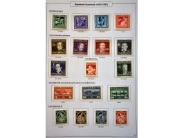 collection 1850-1960 used * including better ex. airmail, landscapes, etc. in small ring binder 