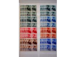 stock 1940-1946 ** miniature sheets and in blocks of 4