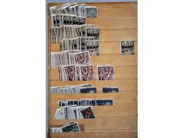 stock 1930's  on stock pages (partly stuck together), complete sheets and sheet parts
