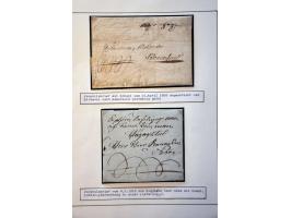2 prephilatelic covers (Strömvik-Bomarsund 21-4-1808 and Kuggbøle-Naas 4-3-1818), stampless card from Jomala 11-7-1896 via Ma