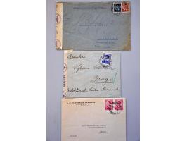 World War II, collection including blocks of 4, covers, Slovenia etc. on album leaves