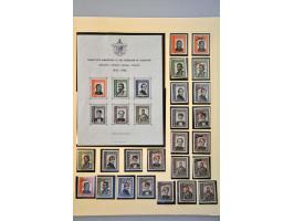 World War II, collection including blocks of 4, covers, Slovenia etc. on album leaves
