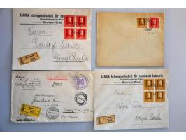 1914-1917 War Charity (overprint) and Soldiers issues, approx. 30 better covers and postcards including registered, express, 