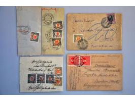 1904 and 1916 Postage Due issues, 13 items (covers, postcards and 2 fragments) including 700 heller franking on mailbox form;