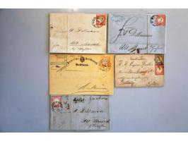 about 30 covers mainly with Breast shield frankings including Wertbrief with a.o. Mi. no. 21 (2x)