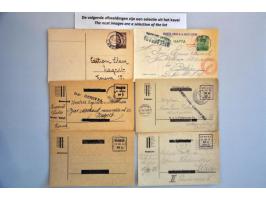 around 1918, about 75 postal stationery/covers just after World War I including better items