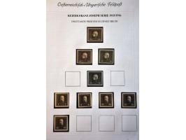 Fieldpost. Specialised collection used and unused with many better sets and stamps, proofs, imperforated, varieties, covers a