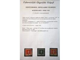 Fieldpost. Specialised collection used and unused with many better sets and stamps, proofs, imperforated, varieties, covers a