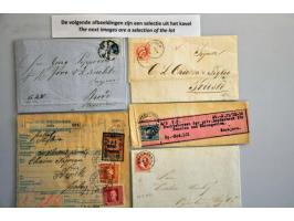 about 300 covers/cards/postal stationery 1850-1918 including better items, censored, registered, better frankings, many milit