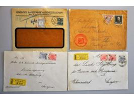 about 300 covers/cards/postal stationery 1850-1918 including better items, censored, registered, better frankings, many milit