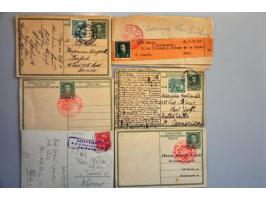 about 300 covers/cards/postal stationery 1850-1918 including better items, censored, registered, better frankings, many milit