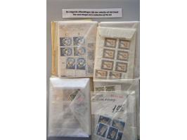 stock 1915-1989 ** including miniature sheets on stockpages and sorted in glassines in box. Large number of stamps!