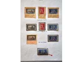 specialized collection 1879-1918 used and * with printings, perforations, cancellations, better stamps and sets etc., nicely 