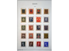 collection 1918-1940 with better stamps, sets and miniature sheets in binder