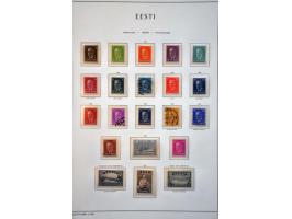 collection 1918-1940 with better stamps, sets and miniature sheets in binder