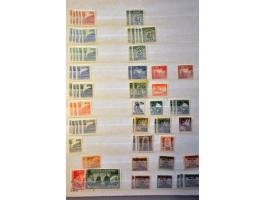 stock including Peoples Republic with better miniature sheets (a.o. Baoyu and Daiyu Reading, The Western Chamber and The Terr