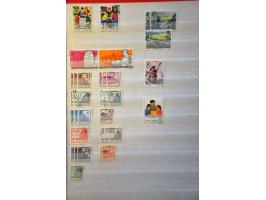 stock including Peoples Republic with better miniature sheets (a.o. Baoyu and Daiyu Reading, The Western Chamber and The Terr