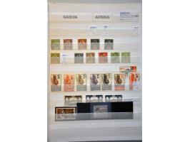 and Gabon collection 1936- 1996  including better ex. airmail, Bastille, miniature sheets etc. in stockbook